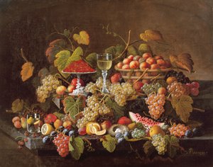 Stilleven met fruit